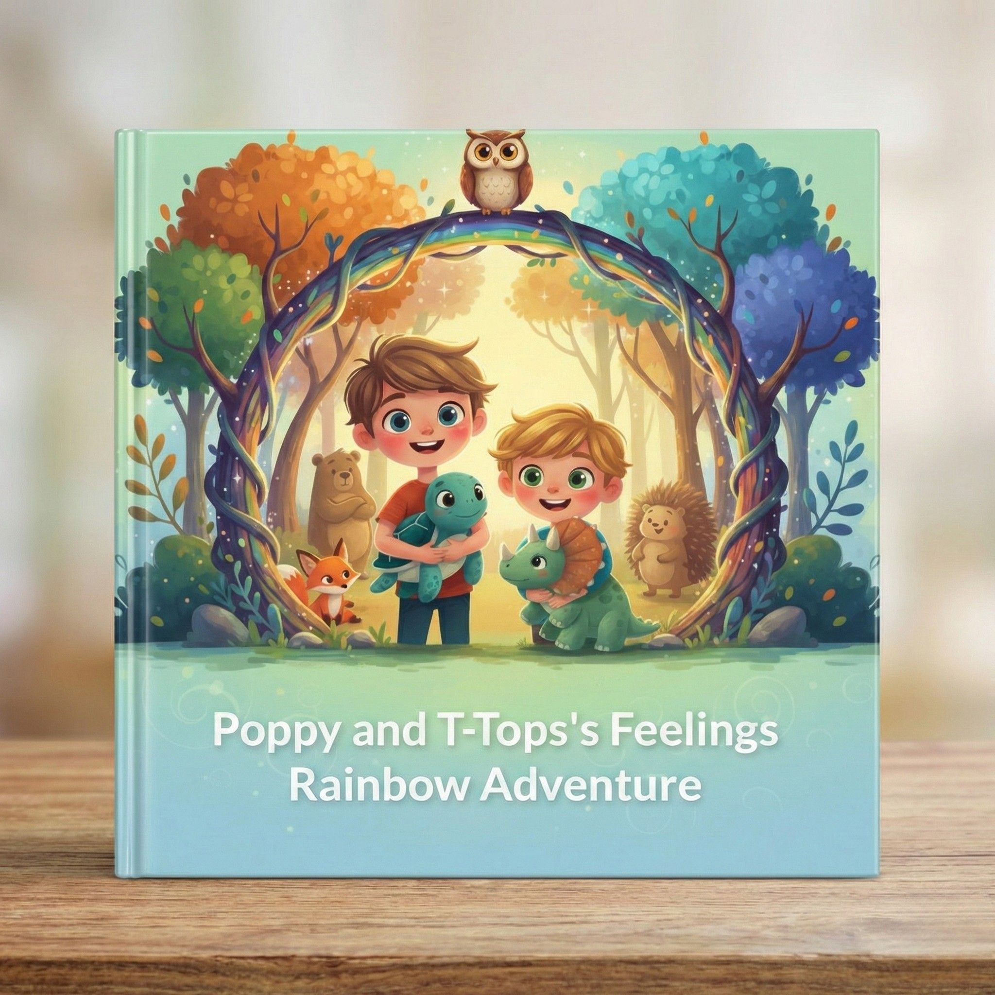 Printed hardcover personalized storybook